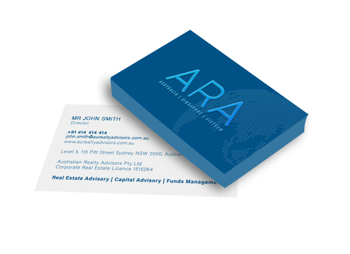 Business Cards Spot UV Double-Sided