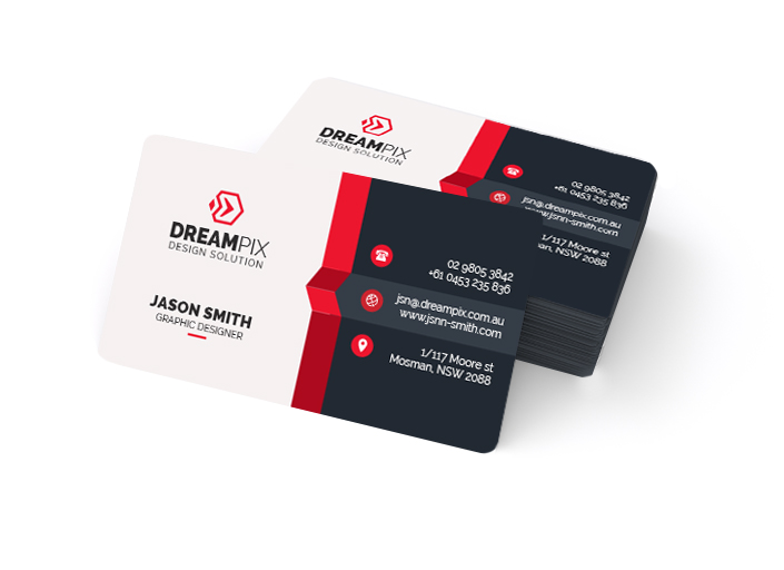 Business Cards Round Corners One-Sided